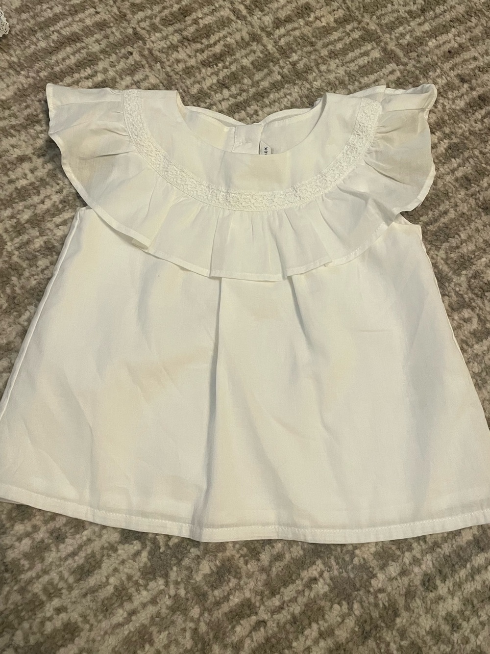 New Janie and Jack White Ruffle Collar Blouse